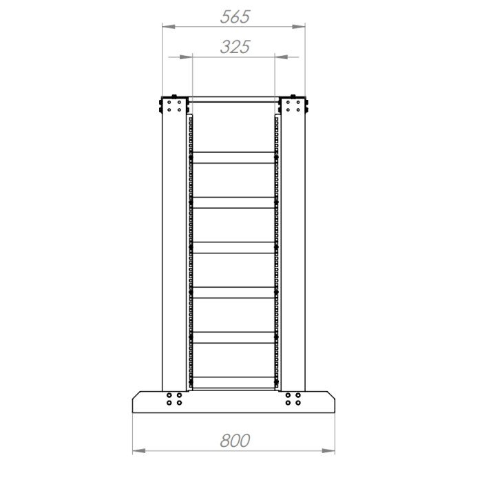 Стійка для 6 акумуляторів Deye SE-G5.1 Pro-B / BOS-G PRO з місцем під BMS